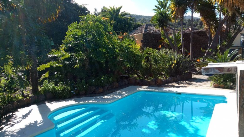 Tenerife: Stunning renovated Canarian finca with 4 independent units – A private garden paradise with pool, perfect for investment